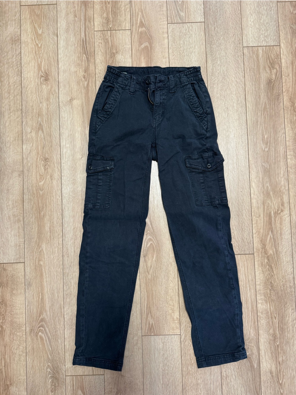 American Eagle Outfitters Black Cargo Skinny Jeans